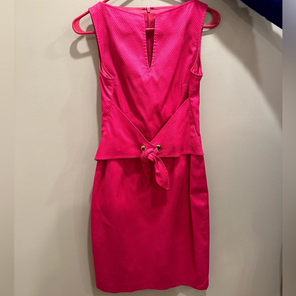David Meister pink dress
